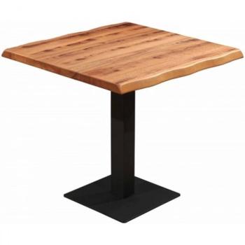 TISCHPLATTE mit UNTERGESTELL 75X75 CM